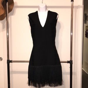 Venus Bandage Fringe Dress